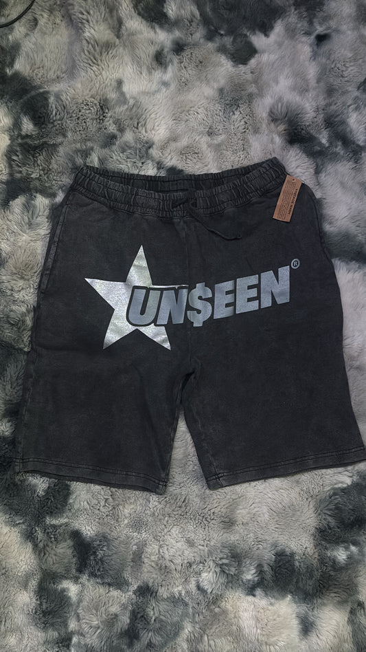 SILVER STAR UNSEEN WASHED SHORTS