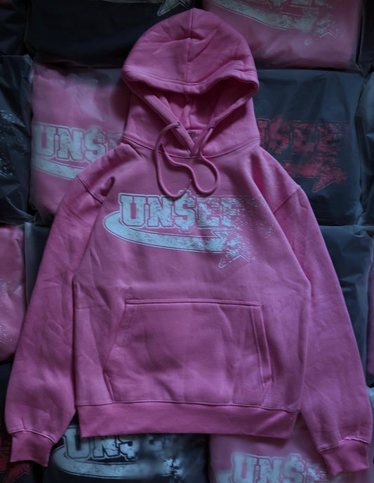PINK UNSEEN HOODIE